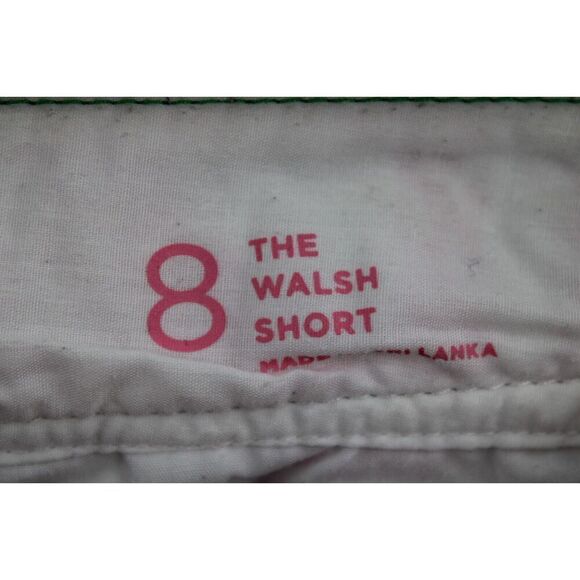 Lilly Pulitzer Walsh short Pink White Yacht Sea Sailboat Print size 8 - Picture 8 of 9